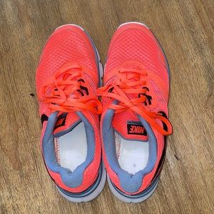 Pink Nike sneakers